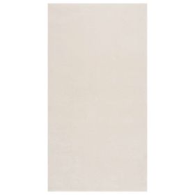 Shaggy Rug Cream White 4'x6' Polyester