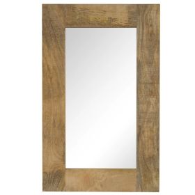 Mirror Solid Mango Wood 19.7"x31.5"