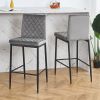 Stylish and luxurious diamond-shaped flannel design, high-quality metal support, stable and durable, multi-functional style suitable for bars, restaur