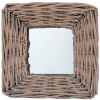 Mirrors 3 pcs 5.9"x5.9" Wicker