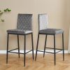 Stylish and luxurious diamond-shaped flannel design, high-quality metal support, stable and durable, multi-functional style suitable for bars, restaur