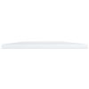 Bookshelf Boards 8 pcs High Gloss White 23.6"x7.9"x0.6" Engineered Wood