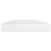 Bookshelf Boards 4 pcs High Gloss White 15.7"x3.9"x0.6" Engineered Wood