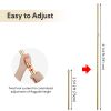 6FT Golden Telescoping Al Flag Pole With US Flag & Ball