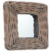 Mirrors 3 pcs 5.9"x5.9" Wicker