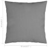 Throw Pillows 4 pcs Gray 19.7"x19.7" Fabric