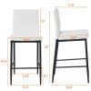 High-end unique diamond shaped leather design, high quality metal bracket, stable and durable, multi-functional style suitable for bars, restaurants,