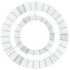 Gabion Fire Pit âˆšÃ² 19.7" Galvanized Iron