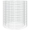 Gabion Fire Pit âˆšÃ² 39.4" Galvanized Iron