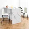 High-end unique diamond shaped leather design, high quality metal bracket, stable and durable, multi-functional style suitable for bars, restaurants,