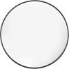 SDKOA Large Round Mirror 32 Inch with Black Aluminum Frame for Wall Decor;  Bathroom Big Circle Mirror Modern Style Wall Hanging for Bedroom;  Living